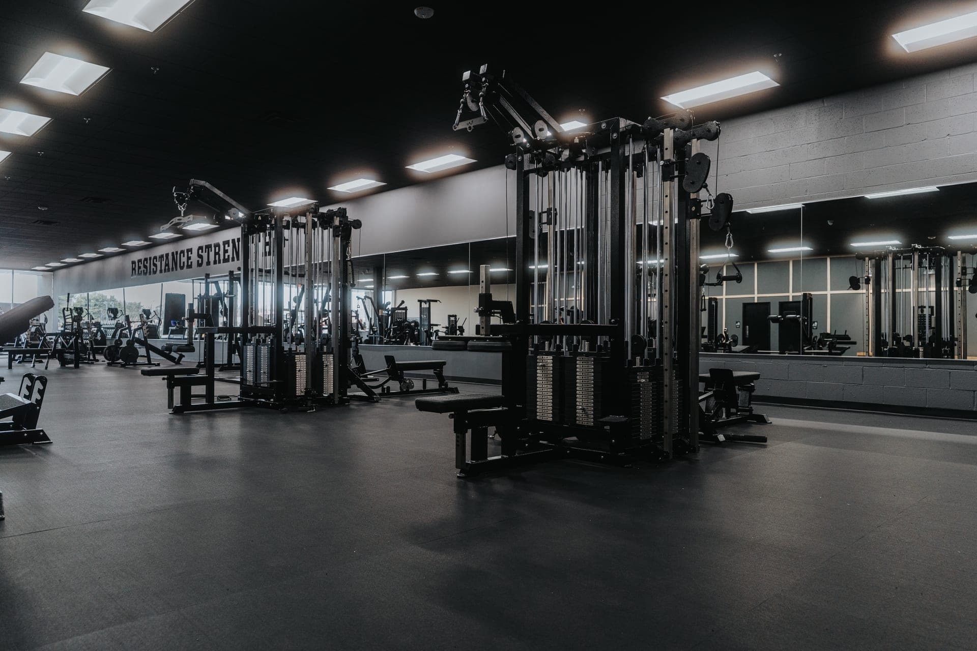 16-cable station with 180-degree pulleys at Resistance Strength Allentown PA